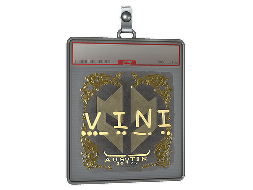 Item Sticker Slab | VINI (Gold) | Austin 2025