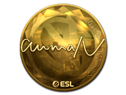 Item Sticker | aumaN (Gold) | Katowice 2019