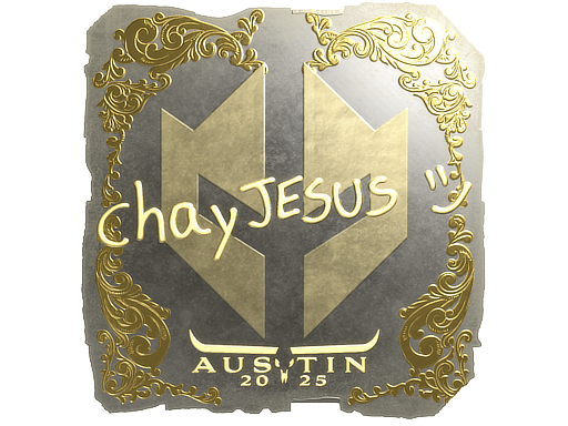 Item Sticker | chayJESUS (Gold) | Austin 2025