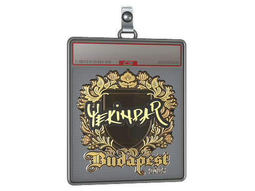 Item Sticker Slab | YEKINDAR (Gold) | Budapest 2025