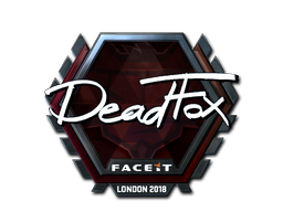 Item Sticker | DeadFox (Foil) | London 2018
