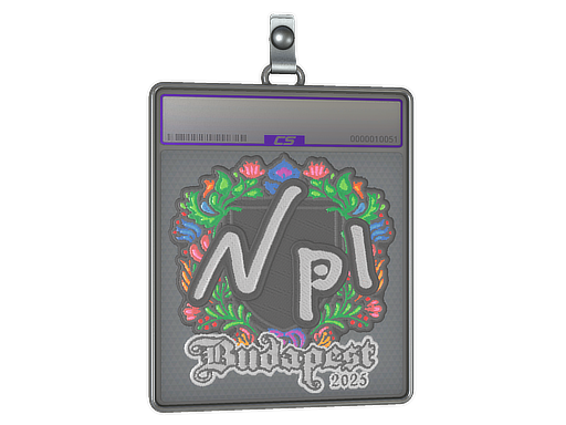 Item Sticker Slab | npl (Embroidered) | Budapest 2025