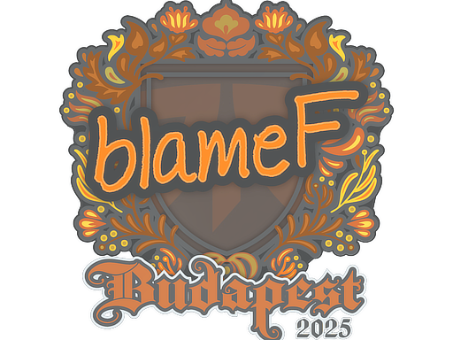 Item Sticker | blameF | Budapest 2025