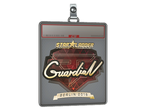 Item Sticker Slab | GuardiaN (Gold) | Berlin 2019