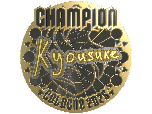 Item Sticker | kyousuke (Gold, Champion) | Cologne 2026
