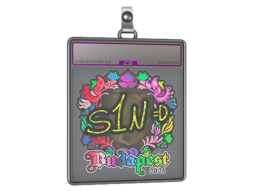 Item Sticker Slab | s1n (Holo) | Budapest 2025