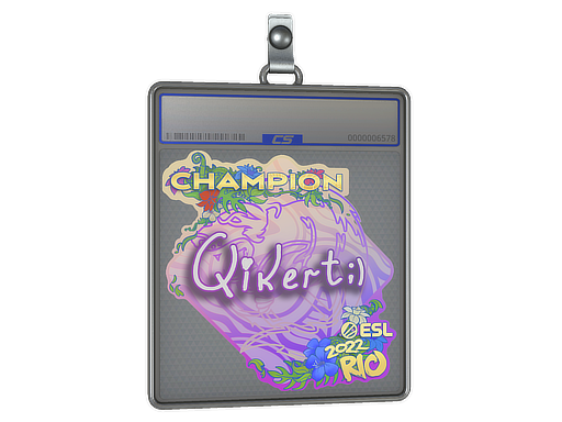 Item Sticker Slab | qikert (Champion) | Rio 2022