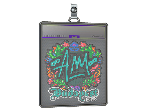 Item Sticker Slab | AW (Embroidered) | Budapest 2025
