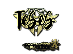 Item Sticker | TeSeS (Gold) | Antwerp 2022