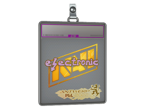 Item Sticker Slab | electronic (Holo) | Antwerp 2022