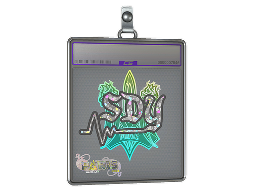 Item Sticker Slab | sdy (Glitter) | Paris 2023