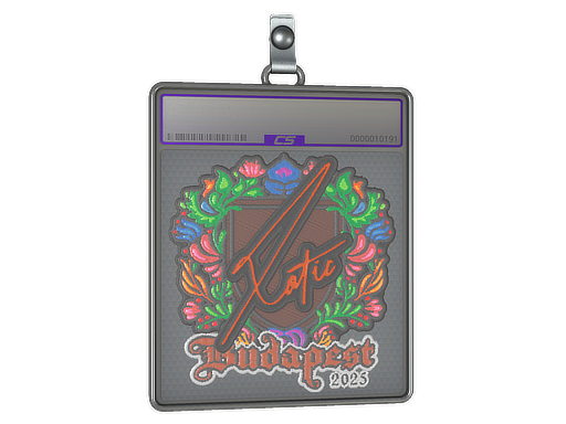 Item Sticker Slab | XotiC (Embroidered) | Budapest 2025