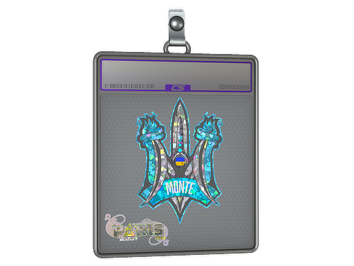 Item Sticker Slab | Monte (Glitter) | Paris 2023