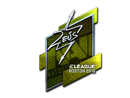 Item Sticker | Zeus (Foil) | Boston 2018