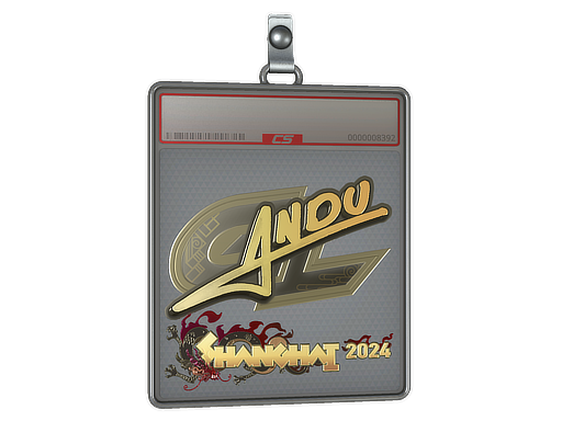 Item Sticker Slab | aNdu (Gold) | Shanghai 2024