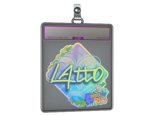 Item Sticker Slab | latto (Holo) | Rio 2022