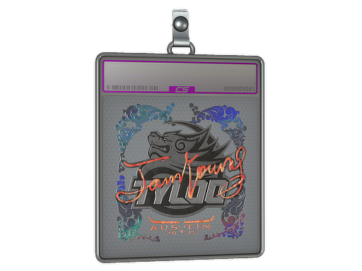 Item Sticker Slab | JamYoung (Holo) | Austin 2025