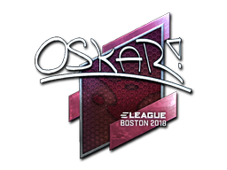Item Sticker | oskar (Foil) | Boston 2018