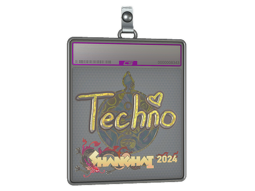 Item Sticker Slab | Techno4K (Holo) | Shanghai 2024