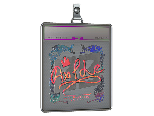 Item Sticker Slab | Ax1Le (Holo) | Austin 2025