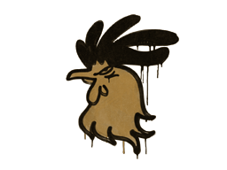 Item Graffiti | Cocky (Desert Amber)