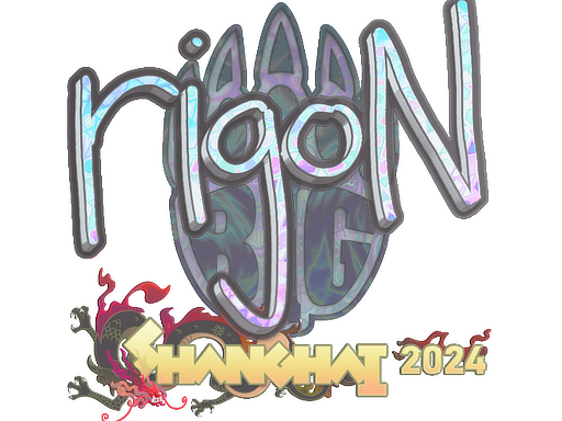 Item Sticker | rigoN (Holo) | Shanghai 2024