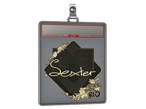 Item Sticker Slab | dexter (Gold) | Rio 2022