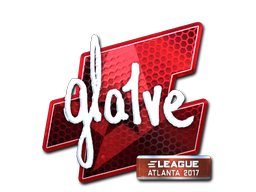 Item Sticker | gla1ve (Foil) | Atlanta 2017