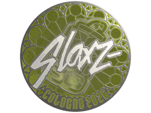 Item Sticker | slaxz- (Foil) | Cologne 2026