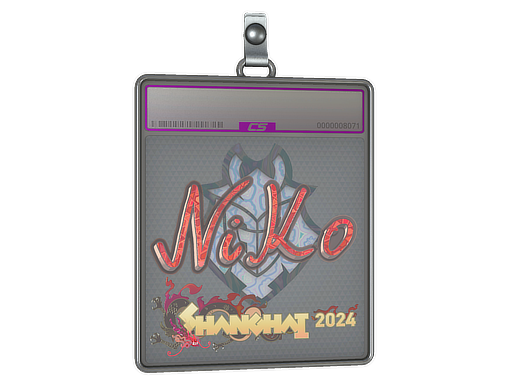 Item Sticker Slab | NiKo (Holo) | Shanghai 2024