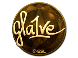 Item Sticker | gla1ve (Gold) | Katowice 2019