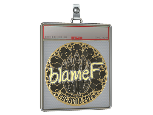 Item Sticker Slab | blameF (Gold) | Cologne 2026