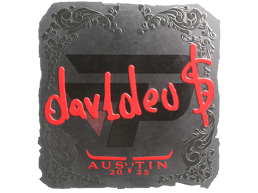 Item Sticker | dav1deuS (Foil) | Austin 2025
