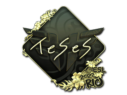 Item Sticker | TeSeS (Gold) | Rio 2022