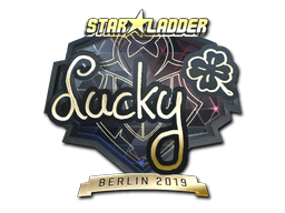Item Sticker | Lucky (Gold) | Berlin 2019
