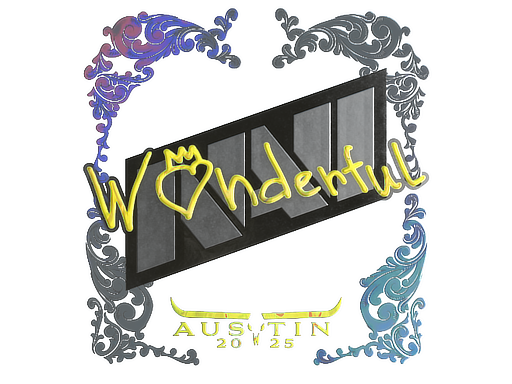 Item Sticker | w0nderful (Holo) | Austin 2025