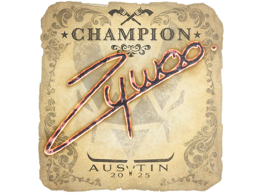 Item Sticker | ZywOo (Champion) | Austin 2025