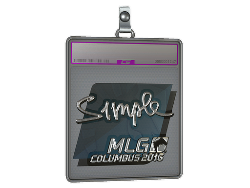 Item Sticker Slab | s1mple (Foil) | MLG Columbus 2016