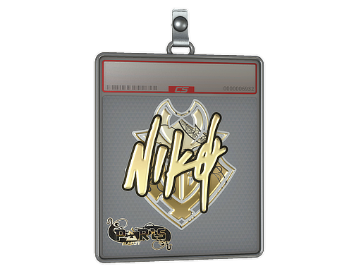 Item Sticker Slab | NiKo (Gold) | Paris 2023
