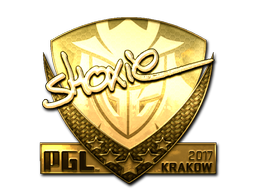 Item Sticker | shox (Gold) | Krakow 2017