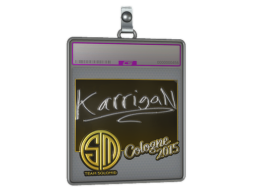 Item Sticker Slab | karrigan (Foil) | Cologne 2015