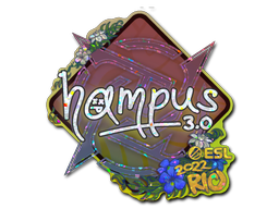 Item Sticker | hampus (Glitter) | Rio 2022
