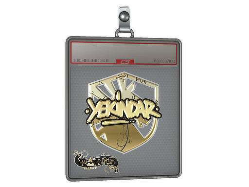 Item Sticker Slab | YEKINDAR (Gold) | Paris 2023