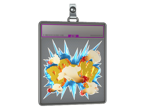 Item Sticker Slab | Boom (Foil)