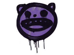 Item Graffiti | Happy Cat (Monster Purple)