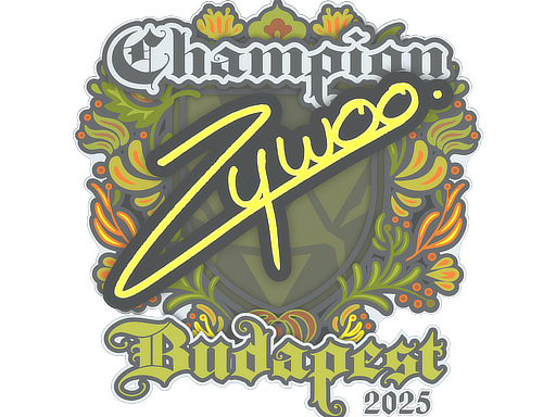 Item Sticker | ZywOo (Champion) | Budapest 2025