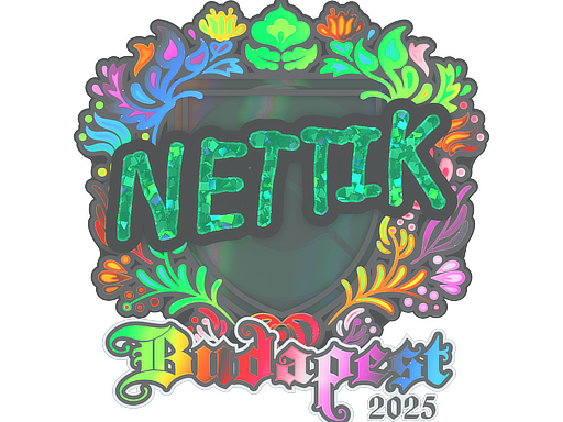 Item Sticker | nettik (Holo) | Budapest 2025