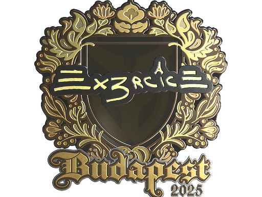 Item Sticker | Ex3rcice (Gold) | Budapest 2025