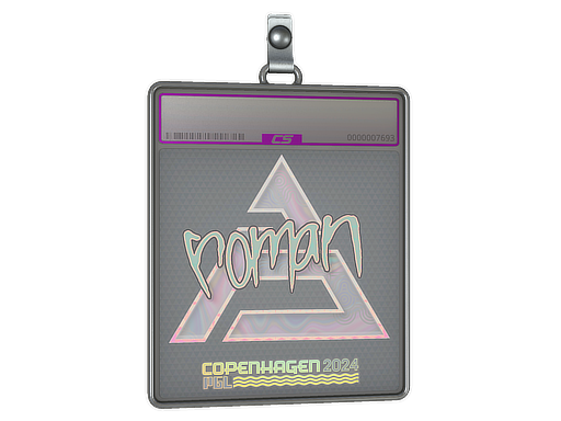 Item Sticker Slab | roman (Holo) | Copenhagen 2024