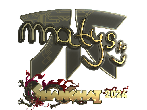 Item Sticker | MATYS (Gold) | Shanghai 2024